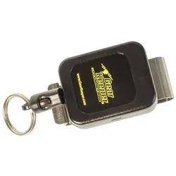 GearKeeper RT4 Ausrüstungshalter mit Gürtelclip - Zuverlässiger Ausrüstungshalter für Herren, ideal für Werkzeuge und Funkgeräte mit einer Seillänge von 81 cm und einer Belastbarkeit von 27 kg.