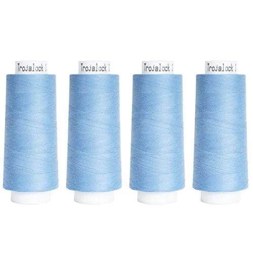 Amann Trojalock Overlockgarn 4X 2500 m (eisblau)