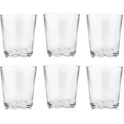 STELTON GLACIER GLÄSER, 0,25 L, Set mit 6 Stück - Elegante Glaswaren für stilvolles Trinken, perfekt für Partys oder den Alltag. Hergestellt aus hochwertigem Glas, transparentes Design für jeden Anlass.