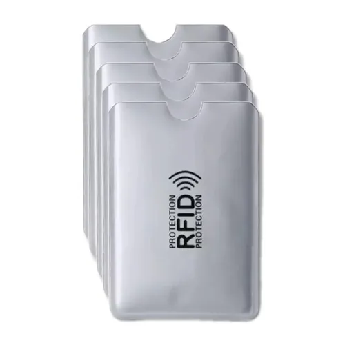 5x RFID Wallet Schutzhülle – NFC Blocker für Datenschutz