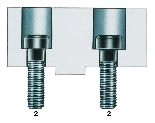 Röhm Schraube für Aufsatzbacke Größe 400 mm M16 x 35 - 220564