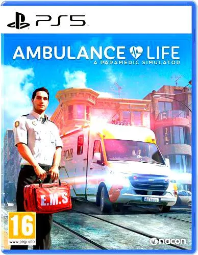 Ambulance Life: A Paramedic Simulator - PS5 - Action & Abenteuer Spiel für die PS5, erlebe packende Rettungseinsätze als Sanitäter und meistere spannende Herausforderungen in einer realistischen Umgebung.