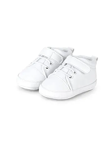 Sterntaler Baby Schuhe - Unisex Sneaker mit rutschfester Sternensohle - Hausschuhe für Jungen, gefüttert mit Frottee und ausgestattet mit einem praktischen Klettverschluss für einfaches An- und Ausziehen.