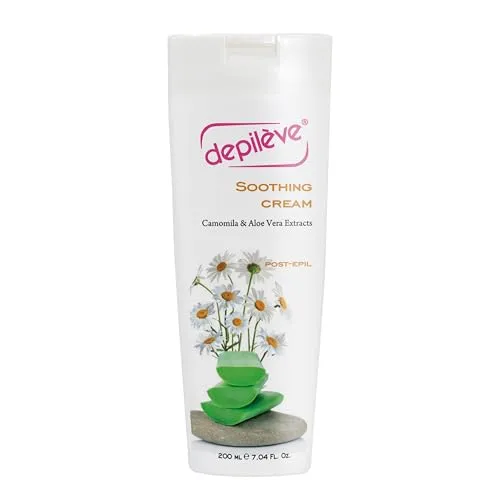 Depileve Soothing Cream, Camomila & Aloe Vera, 7.04 Fl. Oz by Depileve