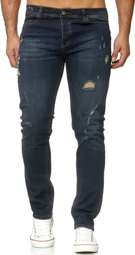 Reslad Destroyed-Jeans Herren Slim Fit - Modische Destroyed-Jeans für Herren im Slim Fit, aus elastischem Denim für optimalen Tragekomfort. Ideal für lässige Outfits und vielseitig kombinierbar.