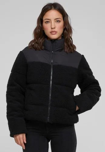 Urban Classics Damen Jacke Ladies Short Sherpa Mix Puffer Jacket XL - Funktionsjacken, stylische und warme Pufferjacke mit Sherpa-Mix für optimalen Komfort in der kalten Jahreszeit.