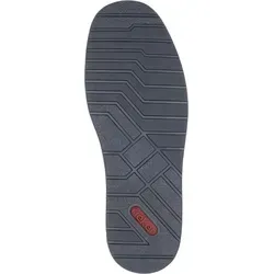 Rieker Herren Slipper 18267 - Grau, Größe 46 EU - Herren-Slipper mit modischem Lochmuster für optimale Luftzirkulation, gepolsterte Decksohle für höchsten Komfort und seitliche Gummizüge für einfaches Hineinschlüpfen.