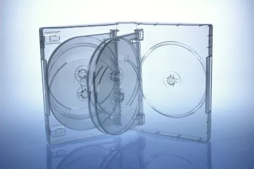 2x DVD/CD Box 10fach 10er Hüllen transparent