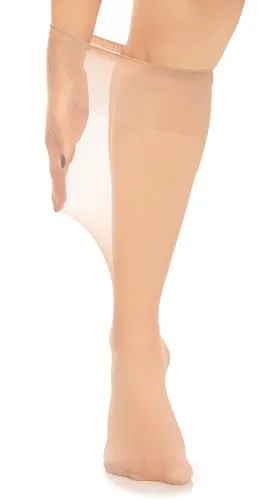 GLAMORY Damen Fit 20 Kniestrümpfe, Make-Up, Einheitsgröße Große Größen EU