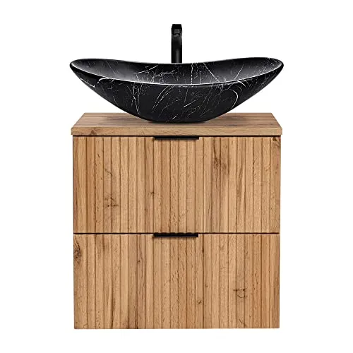 Lomadox Waschtisch ADELAIDE-56 in schwarz von Lomadox