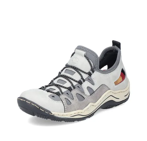 Rieker Damen Low-Top Sneaker L0539 - Damen-Sneaker mit losem Fußbett, ideal für Komfort und Flexibilität im Alltag, perfekt für Freizeit und Sport.