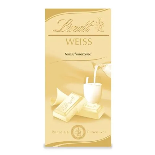Lindt Tafelschokolade Weiß, 100g in weiß von Lindt