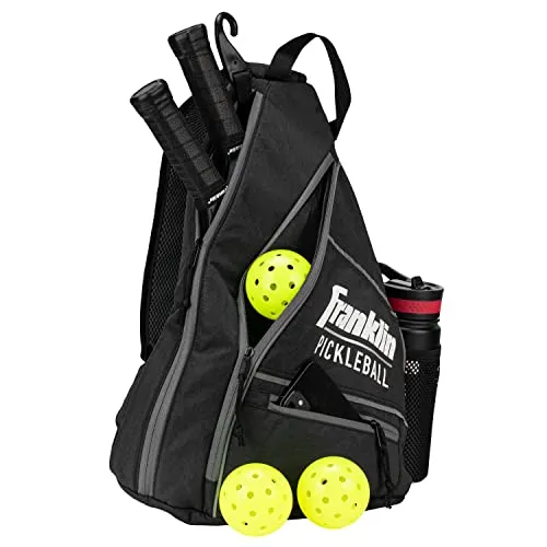 Franklin Sports Pickleball-Taschen, Umhängetasche,Rucksack für Ausrüstung, Unisex, für Schläger, Pickleball-Bälle und Zubehör, Offizielle Pickleball-Tasche der US Open