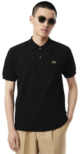 Lacoste Polo Classic Fit schwarz - Poloshirt aus 100% Baumwolle im Classic Fit, ideal für jeden Anlass. Zeitloses Design mit gesticktem Krokodillogo und elegantem Polokragen. Perfekt für sportliche Eleganz im Alltag!