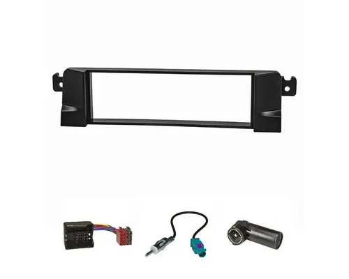 tomzz Audio Radioblende Set HQ-Optik Profi-Version passt für BMW 3er E46 schwarz m Autoradio