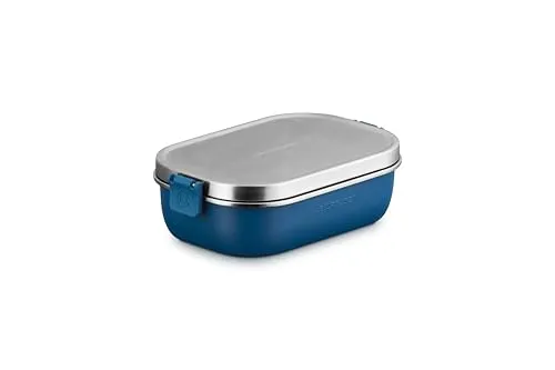 LE CREUSET Lunchbox On The Go 900ml, Edelstahl in deep teal in türkis von Le Creuset