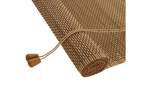 vidaXL Rollo aus Bambus 160 x 160 cm in Braun - Elegantes Bambus-Rollo für stilvolle Fensterdekoration. Bietet flexible Lichtsteuerung und passt perfekt in jedes moderne Zuhause. Nachhaltiges Material sorgt für Langlebigkeit und eine warme Atmosphäre.