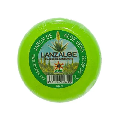 Lanzaloe Seife Glycerin Aloe Vera 100 g in grün von Lanzaloe