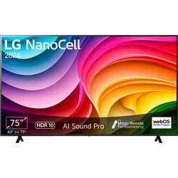 LG 75NANO82T6B 75 Zoll QLED Fernseher