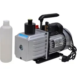 vidaXL Vakuumpumpe 100 L/min mit 4-Wege-Verteiler-Manometer - Professionelle Vakuumpumpe für Klimaanlagen mit 100 L/min Saugleistung, Aluminiumgehäuse und praktischem Ölschauglas. Ideal für Kältesysteme und einfache Handhabung.