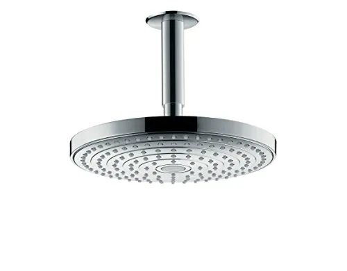 hansgrohe Raindance Select S Kopfbrause 240 2jet EcoSmart - Kopfbrause mit zwei Strahlarten (RainAir, Rain), energieeffizient dank EcoSmart, ideal für ein luxuriöses Duscherlebnis.