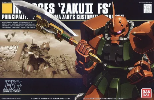 Bandai Gunpla High Grade HGUC 1/144 MS-06FS Zaku II FS Garma Zabi's