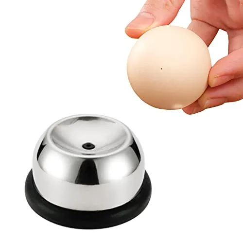Eierstecher Eipicker aus Edelstahl, Eierstecher Eierpiekser, mit Schloss Halbautomatische Küche Dining Bar Kochen Werkzeuge, Chick Egg Hole Puncher, Ca. 5.5 cm (1pcs*Edelstahl)