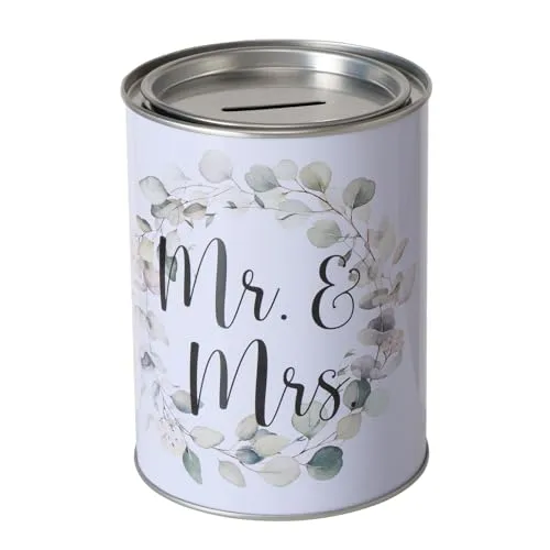 Spardose Sparschwein Schriftzug Mr & Mrs von ReWu