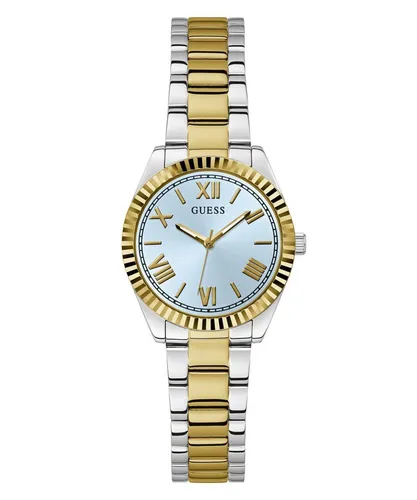 GUESS Watch GW0687L4 - Armbanduhren für Damen, stilvolle und hochwertige Uhr mit Mehrfarbig Edelstahl Band, ideal für jedes Outfit und jede Gelegenheit, kommt in schöner Geschenkbox mit 2 Jahren Garantie.