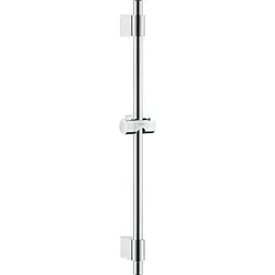 hansgrohe Unica Varia Brausestange 27355000 - Brausestangen aus verchromtem Messing, 72 cm lang, mit variablen Lochabständen und geräuschloser Neigungswinkelverstellung für optimalen Komfort im Bad.