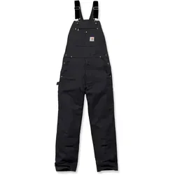 Carhartt Robuster Herren-Overall 102776 - black - W34/L30 - Arbeits- & Schutzkleidung, robuster und bequemer Overall aus schwerem Duck-Baumwoll-Material mit verstärkten Knien und elastischen Hosenträgern für optimale Bewegungsfreiheit.