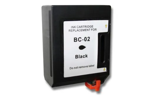 vhbw Tintenpatrone Schwarz als Ersatz für Canon BC-01, BX-02, BC-02 (wiederaufgefüllt, 23ml)