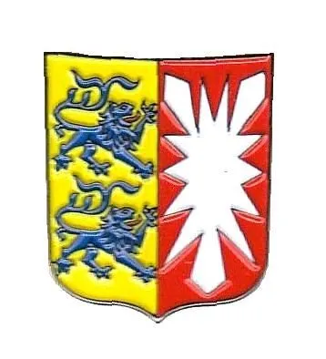FahnenMax® Pin Anstecker Schleswig Holstein Wappen von FahnenMax
