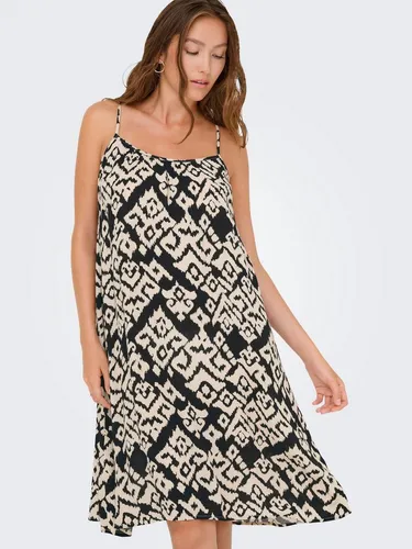 ONLY Female Kleid ONLMAI - Elegantes Kurzes Kleid - Stilvolles, normal geschnittenes Kleid aus 100% Viskose. Ideal für jeden Anlass und angenehm zu tragen.