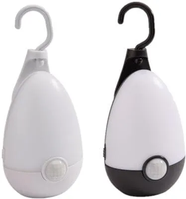 EuroTrail Sensor LED-Nachtlicht - praktisches Zeltlicht - Bewegungsmelder LED-Lampe mit 3-5 Meter Reichweite und 110° Winkel, schaltet automatisch beim Öffnen des Zeltes ein – ideal für Kinder im Zelt.