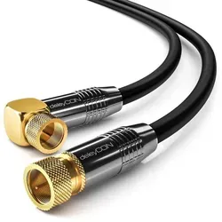 deleyCON deleyCON HDTV SAT Antennenkabel 7,5m Schwarz von deleyCON