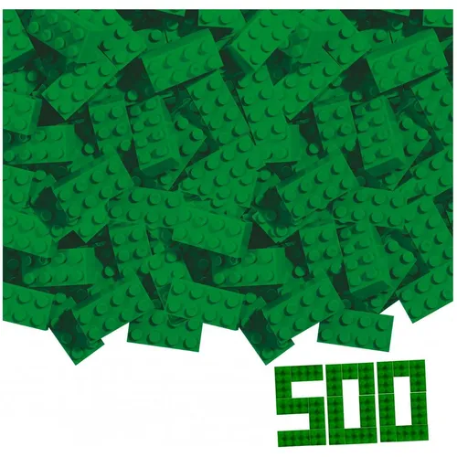 Androni 104114547 - Blox 500 grüne 8er Steine los - Konstruktionsspielzeug Komplette Sets & Packs, fördert Kreativität und Feinmotorik für stundenlangen Spielspaß.