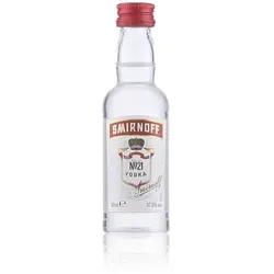 Smirnoff No. 21 Vodka Miniatur 37,5% Vol. 0,05l