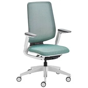 sedus Bürostuhl se:flex membran, grün, Gestell grau in grün von Sedus