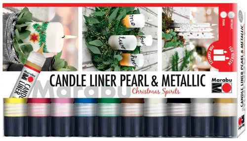 Marabu Kerzenmalfarbe Candle Liner 'Christmas Spirits' 10 von Marabu