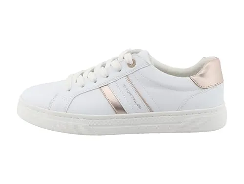 Tom Tailor Damen 9590410001 Sneaker, Weiß, 38 EU von Tom Tailor