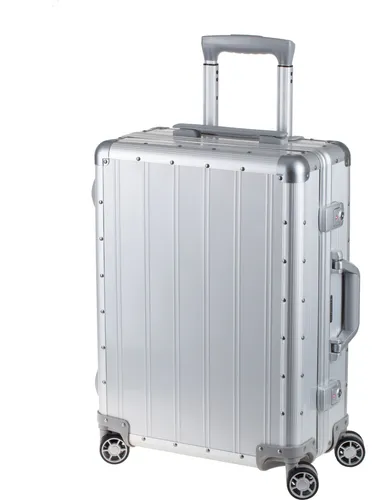 Alumaxx Reisekoffer Orbit 45170 - Hartschalen Handgepäck mit TSA-Zahlenschloss, 4 Rollen und leichtem Aluminium für stressfreies Reisen