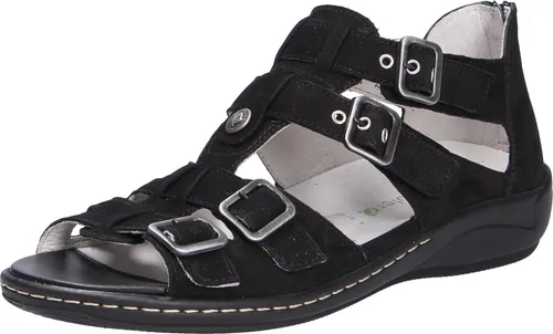 Waldläufer Hilena Wanderschuhe schwarz Gr. 40 - Damen Wanderschuhe aus Echtleder, bequem und ideal für lange Wanderungen in der Natur.
