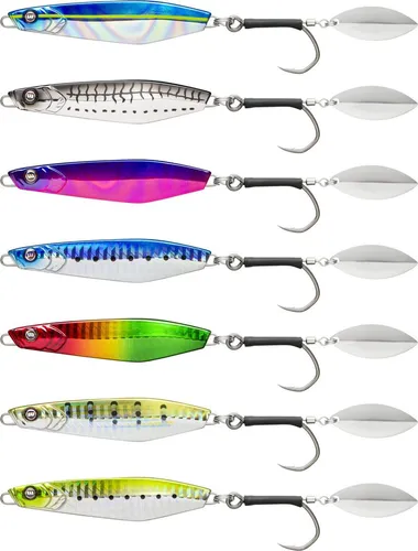 Williamson Thunder Jig Bladed 8cm 40g - Meeresköder, Williamson Farben:Green Sardine