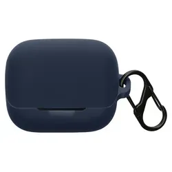 kwmobile Hülle kompatibel mit Anker Soundcore K20i Kopfhörer - Silikon Schutzhülle Etui Case Cover Schoner in Dunkelblau - Dunkelblau