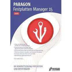 Produktbild Paragon Festplatten Manager 15 Suite