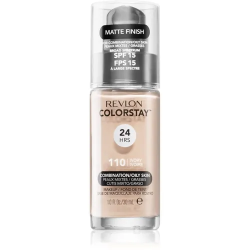 Revlon Cosmetics ColorStay™ SPF 15 langanhaltendes mattierendes Make up für fettige und Mischhaut Farbton 110 Ivory 30 ml