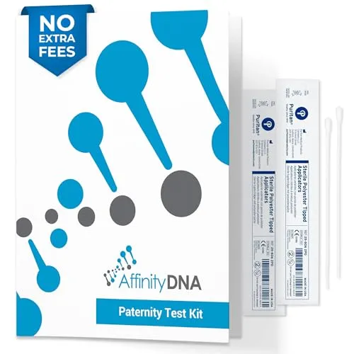 Vaterschafts-DNA-Testkit – 99,99% Genauigkeit | 21-Loci Heimtest für Vater & Kind