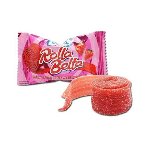  Vidal Rolla Belta Erdbeere Fruchtgummirolle 20g 50,00€/1kg