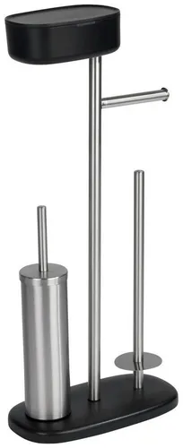 WENKO Stand WC-Garnitur Rivazza in schwarz von WENKO